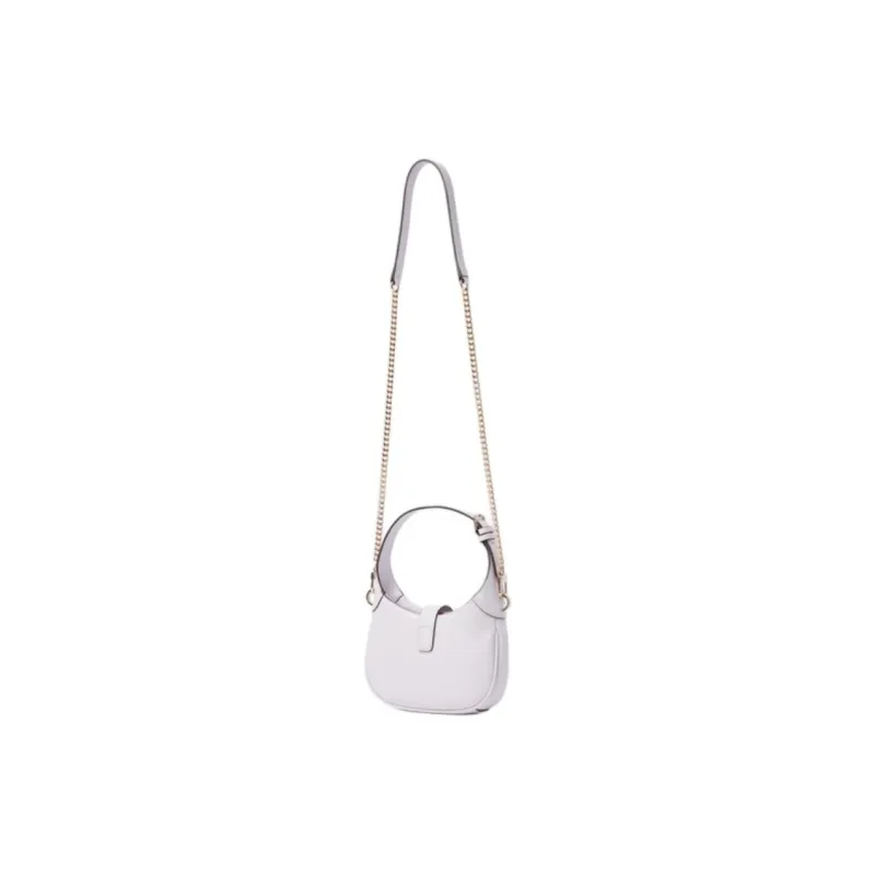 GUESS Polyurethane Hobo Bag Shoulder Bag Crossbody Bag Handbag Mini Women's Purple-1