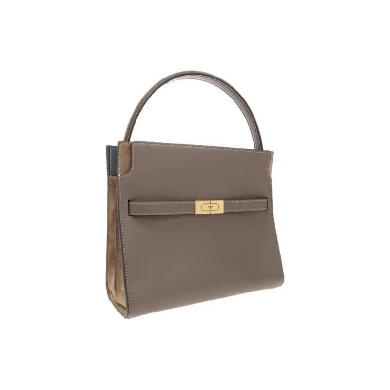 TORY BURCH Lee Radziwill Leather Shoulder Bag, Crossbody Bag, Handbag Trumpets Women's Shell-1