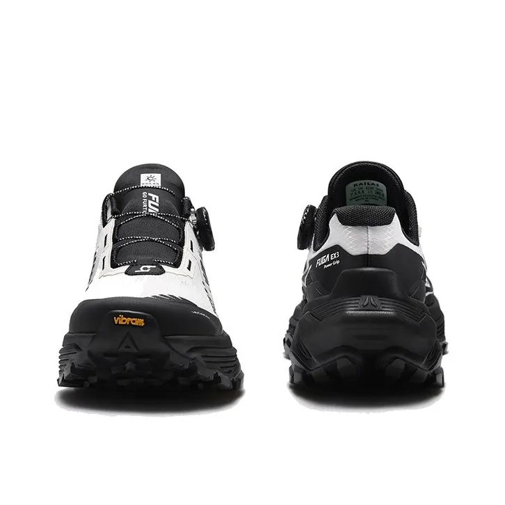 KAILAS FUGA EX3 BOA Running Shoes Men Low Top Unbleached Original Color/Ink Black-3