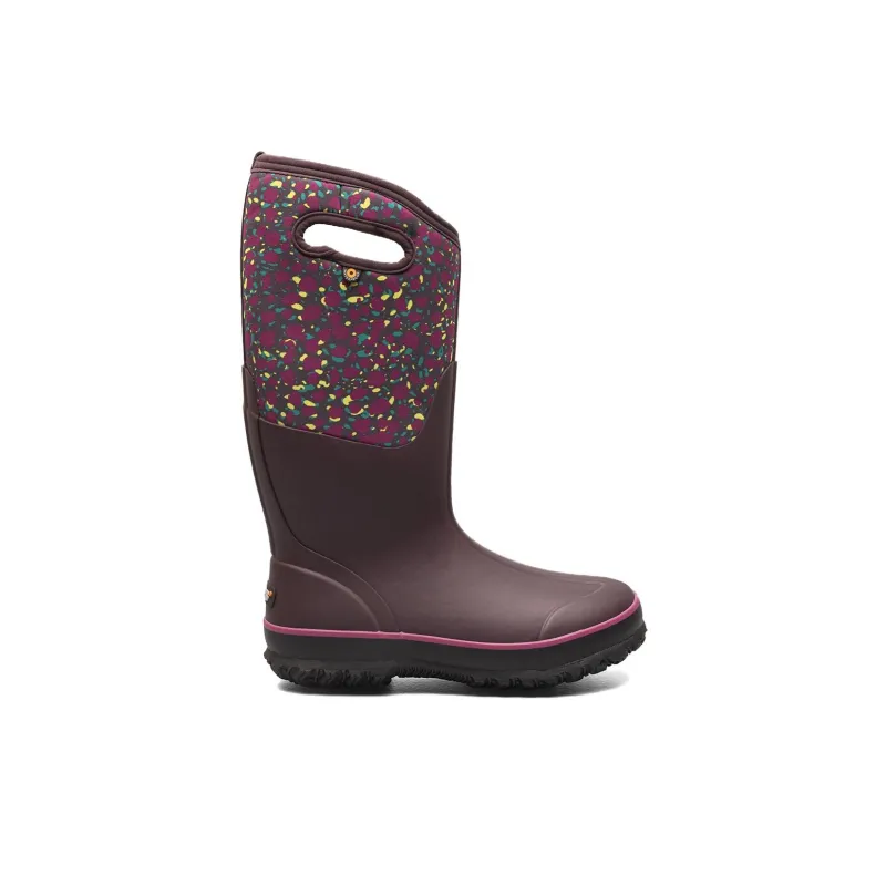 BOGS Cushioned Slip-Resistant Rain Boots Women's Burgundy-1