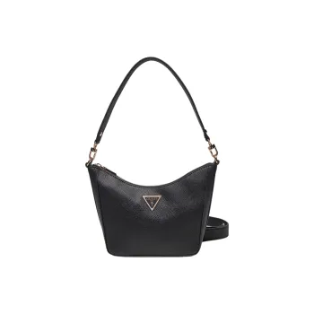GUESS Polyurethane Portable Crossbody Bag, Shoulder Bag Regular Women's Black
