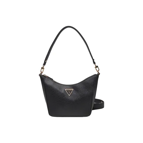 GUESS Polyurethane Portable Crossbody Bag, Shoulder Bag Regular Women's Black