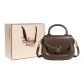 Dark Coffee-Saddle Bag[Shopping Bag]