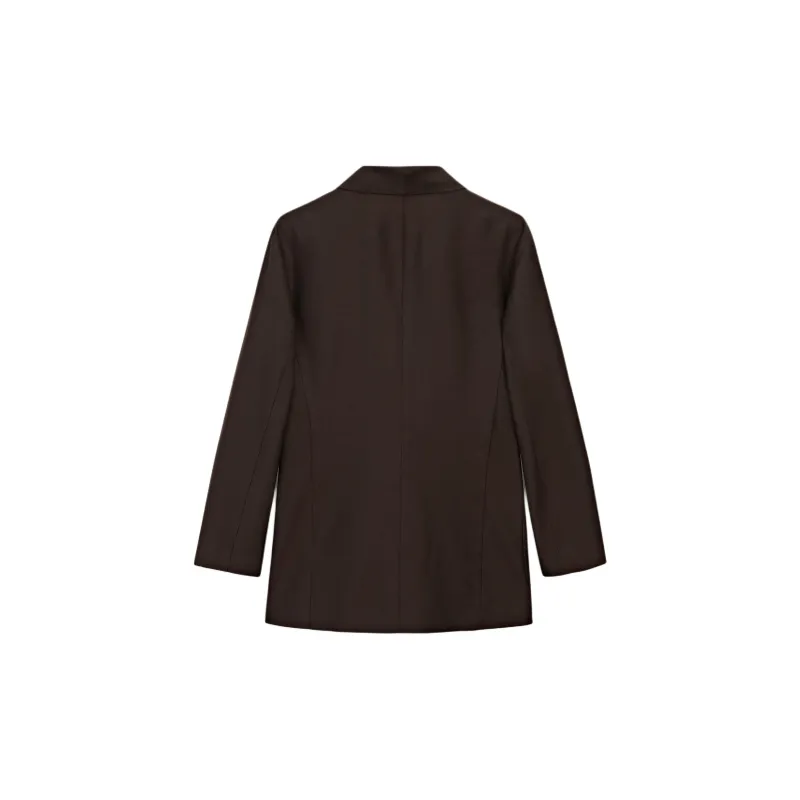 Massimo Dutti Business Suit Women's Brown-1