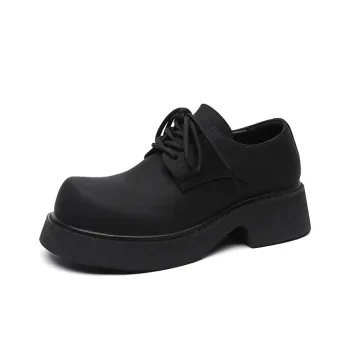 V ZERO FIVE Chunky Derby Shoes Casual Shoes Unisex Black British