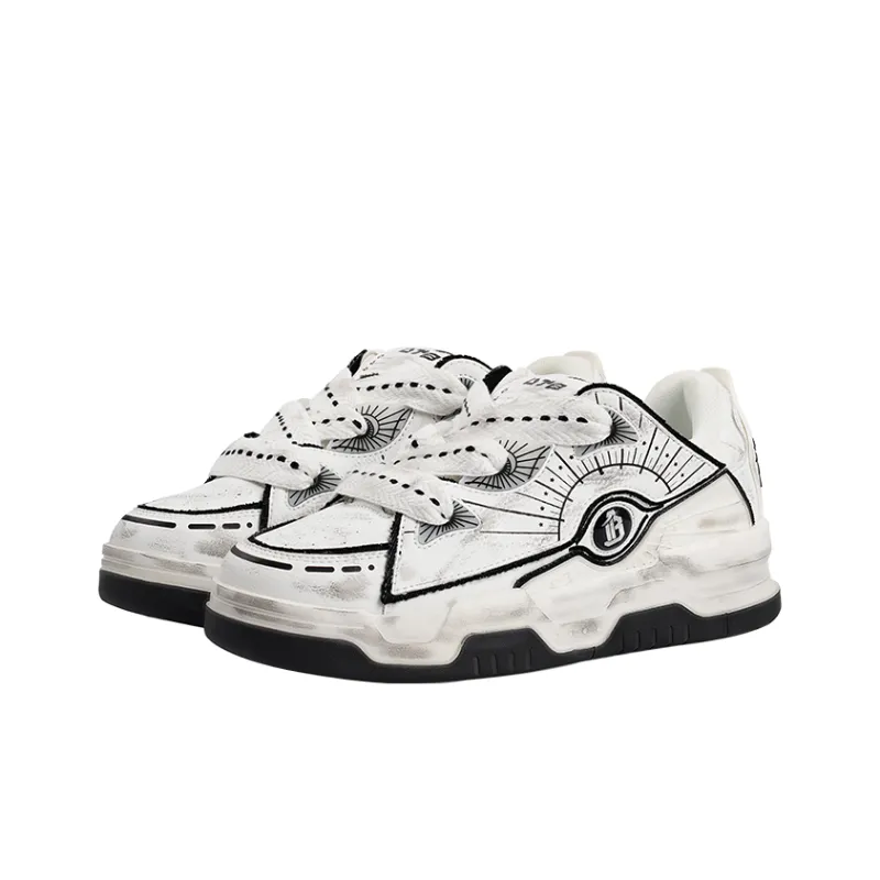 JUZI Wear-Resistant Low-Top Skateboard Shoes Women's-26