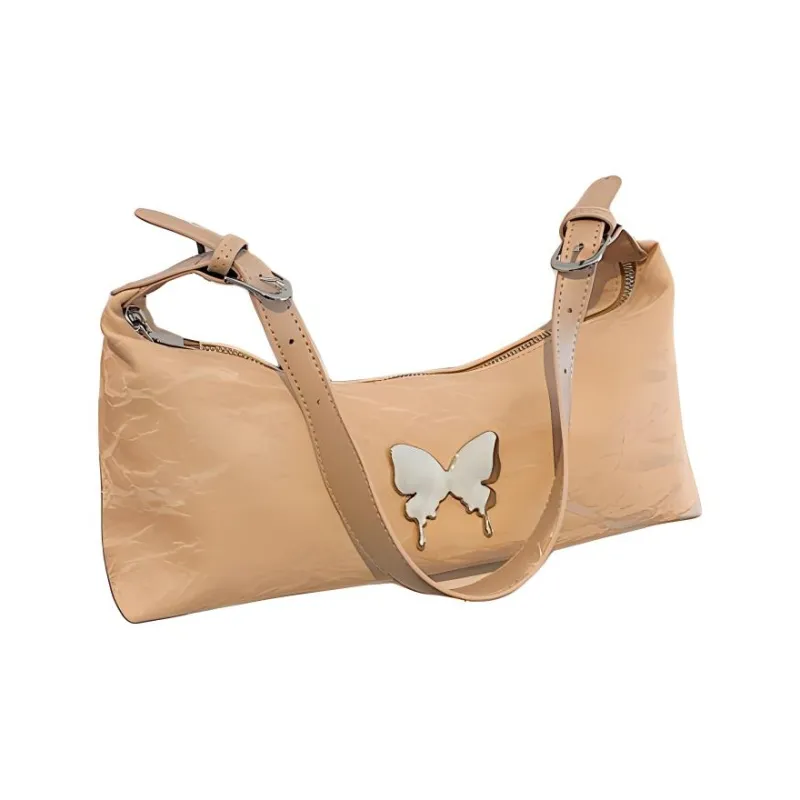 Yalu PU Handbag Shoulder Bag Crossbody Bag Women's Ecru/Black/Pink/Khaki-11