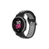 Fashion Square Button NK Black Gray