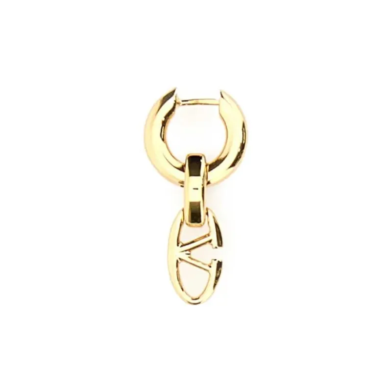 Valentino Logo Plaque Earrings-0
