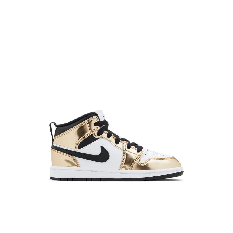 Jordan 1 Mid SE PS Metallic Gold-1