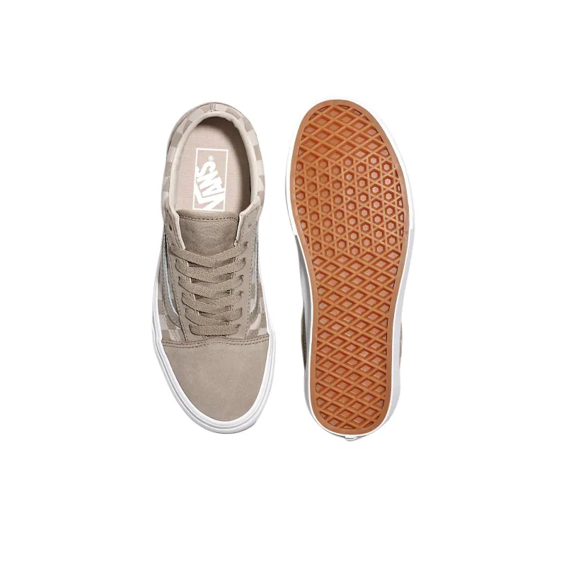 Old Skool Vans 'Checkerboard Moon Rock Beige'-3