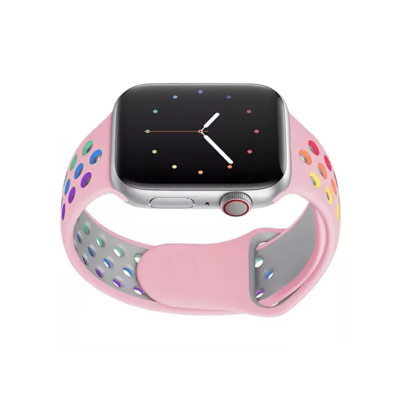 ZHENGGUANG Watch Band Apple Compatibility Silicone Material-64