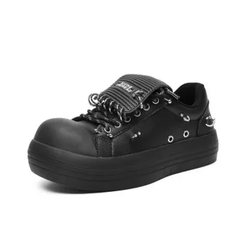 Year By Year Low Top Skateboard Shoes Unisex Black
