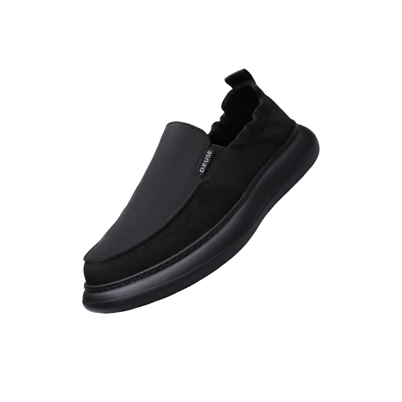 D FUSE SCANDINAVIA Low Top Casual Shoes Men's Black-4