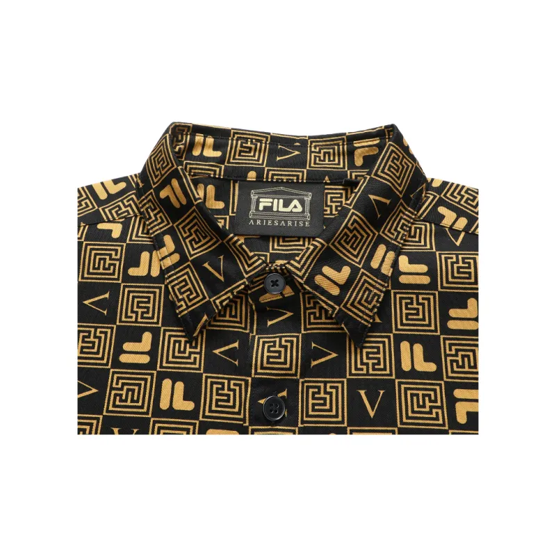 FILA FUSION x Aries Shirt Unisex Pitch Black-2