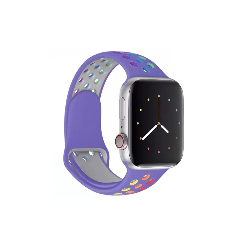 ZHENGGUANG Watch Band Apple Compatibility Silicone Material-2