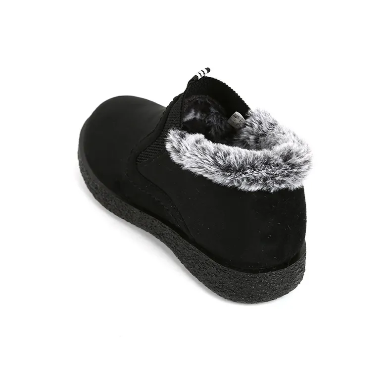 Old Meihua Cushioning Mid Top Casual Shoes Women's Black-3