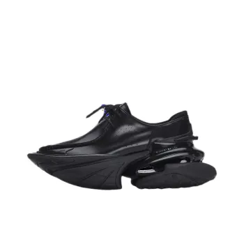 BALMAIN Unicorn Low Top Casual Shoes Men's Black