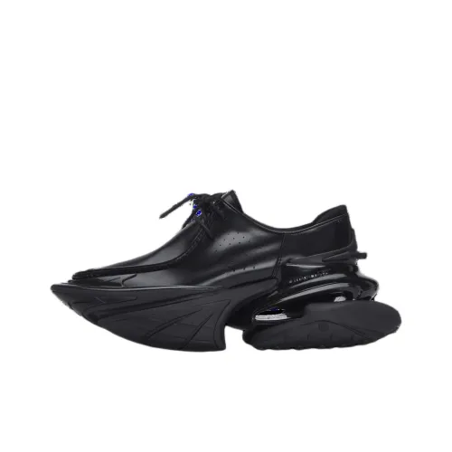 BALMAIN Unicorn Low Top Casual Shoes Men's Black