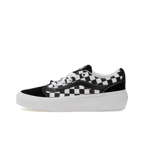 Shape Ni Vans 'Checkerboard Black Metallic' Women's