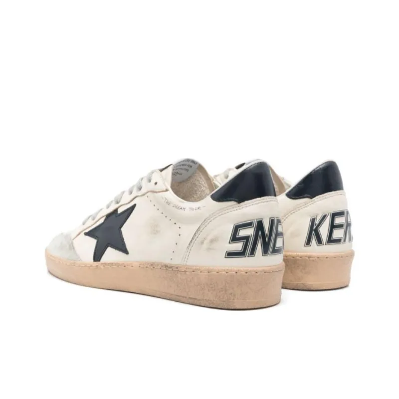 Golden Goose Ball Star Low Top Skateboard Shoes Men's White-2