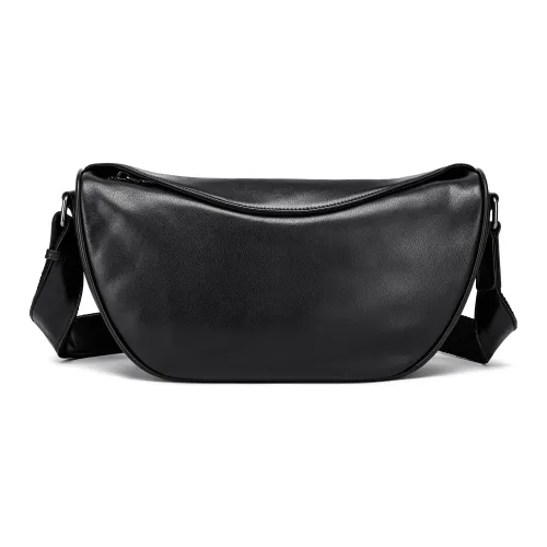 FAIRWHALE Cow Leather Crossbody Bag Regular Women's Black