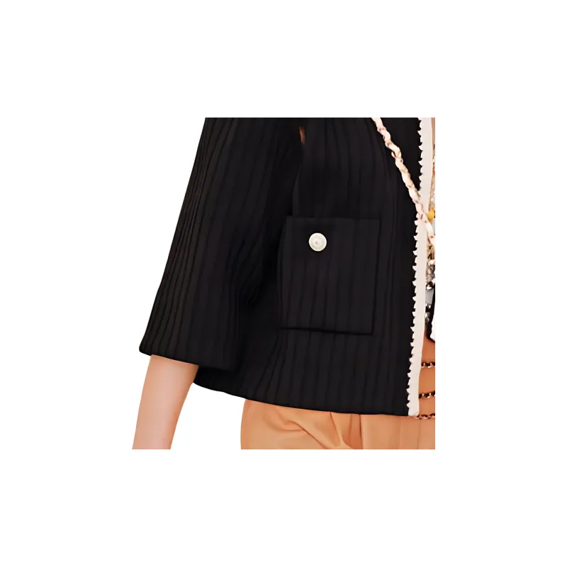 CHANEL SS22 Knitwear Women's Black-4