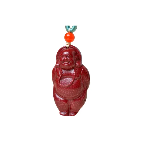 HUWEI Cinnabar Jade Necklaces Unisex