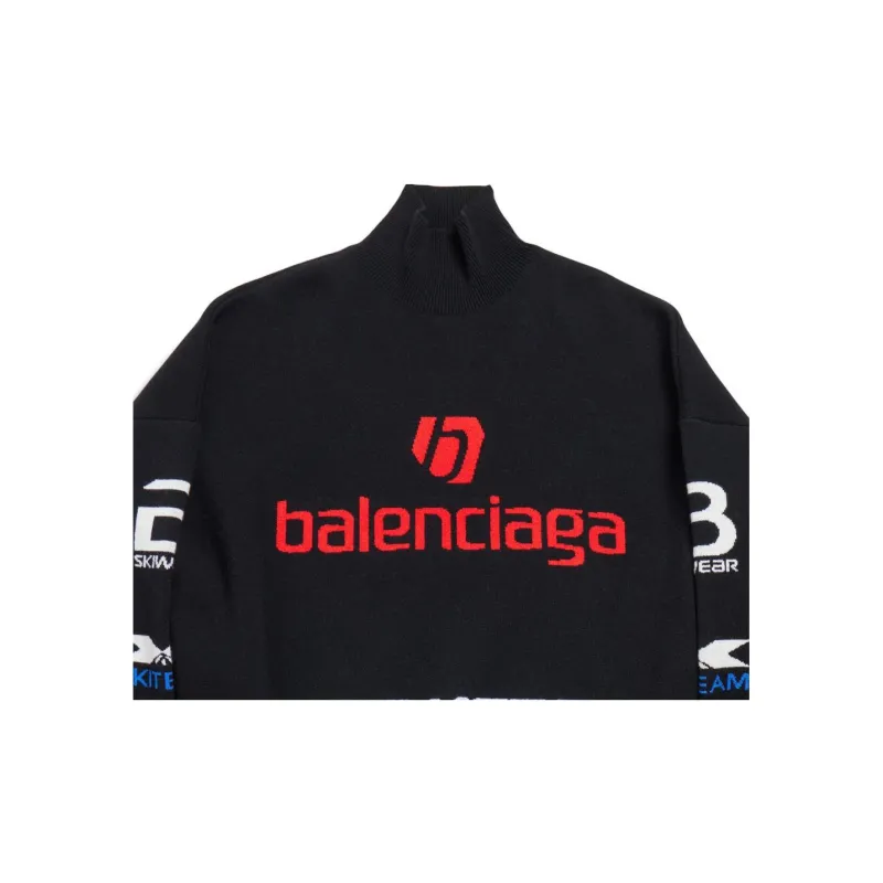 Balenciaga Turtleneck Long Sleeved Ski Sweater-3