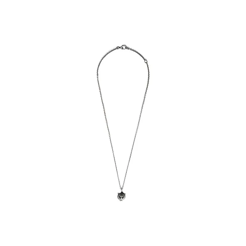 GUCCI 925 Sterling Silver Necklaces Unisex Silver-4