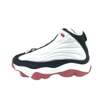 JORDAN Pro Strong White Gym Red Black