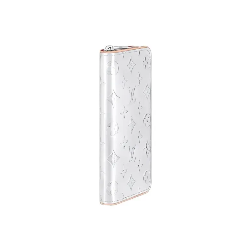 LOUIS VUITTON Zippy Wallet Vertical Monogram Mirror-1