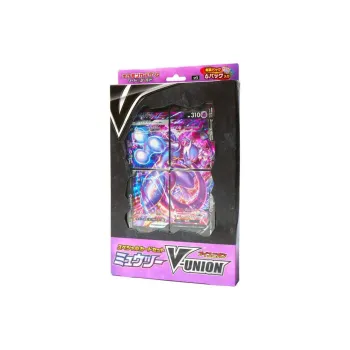 POKEMON Card Game Poker Cards Game Sword & Shield Special Card Holder Mewtwo V UNION Battle Cards Whole Box