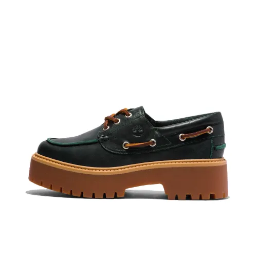 Timberland Stone Street Casual Single Shoes Women's Dark Green