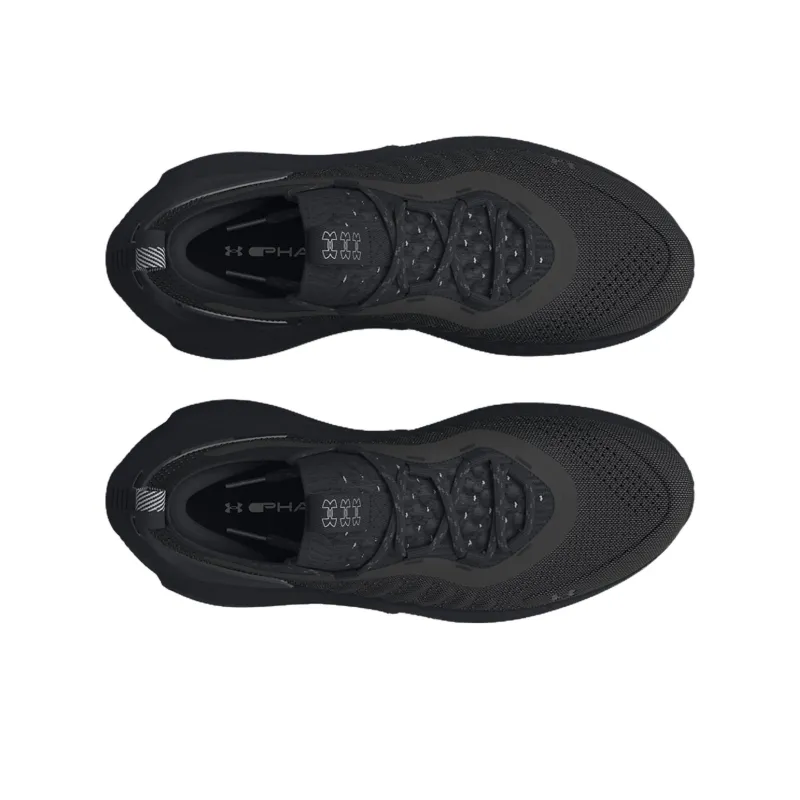 Under Armour Phantom 4 Durable Breathable Low Top Casual Shoes Unisex Black-2