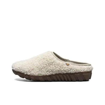 BOGS Abrasion-Resistant Slip-Resistant Wrap-toe Slippers Women's White