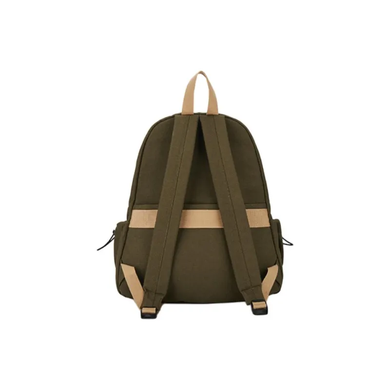 FINDINGS Canvas Backpack Unisex Black/White/Green/Sugar-3