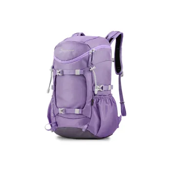 MOUNTAINTOP Nylon Backpack Medium Size Women's Purple/Pink