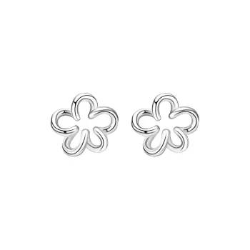 MIDNIGHT MOMENT S999 Silver Stud Earrings Women's