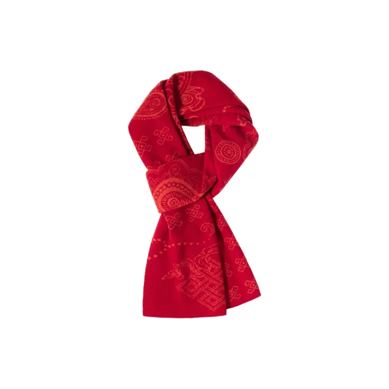 Shanghai Story 100% Sheep Wool Knit Scarves Unisex Multiple Colors-49