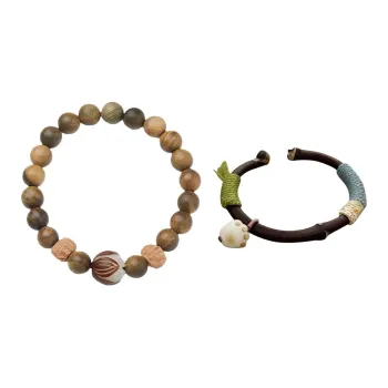 HOLLY RYAN Chicken Blood Rattan Bracelets Unisex