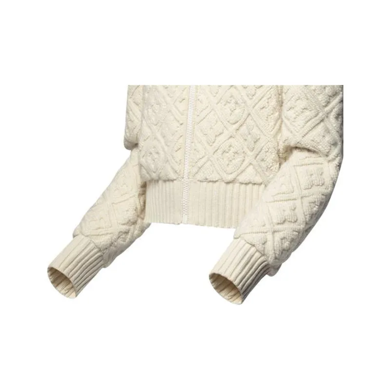 LOUIS VUITTON Shearling Effect Monogram Jacket-5