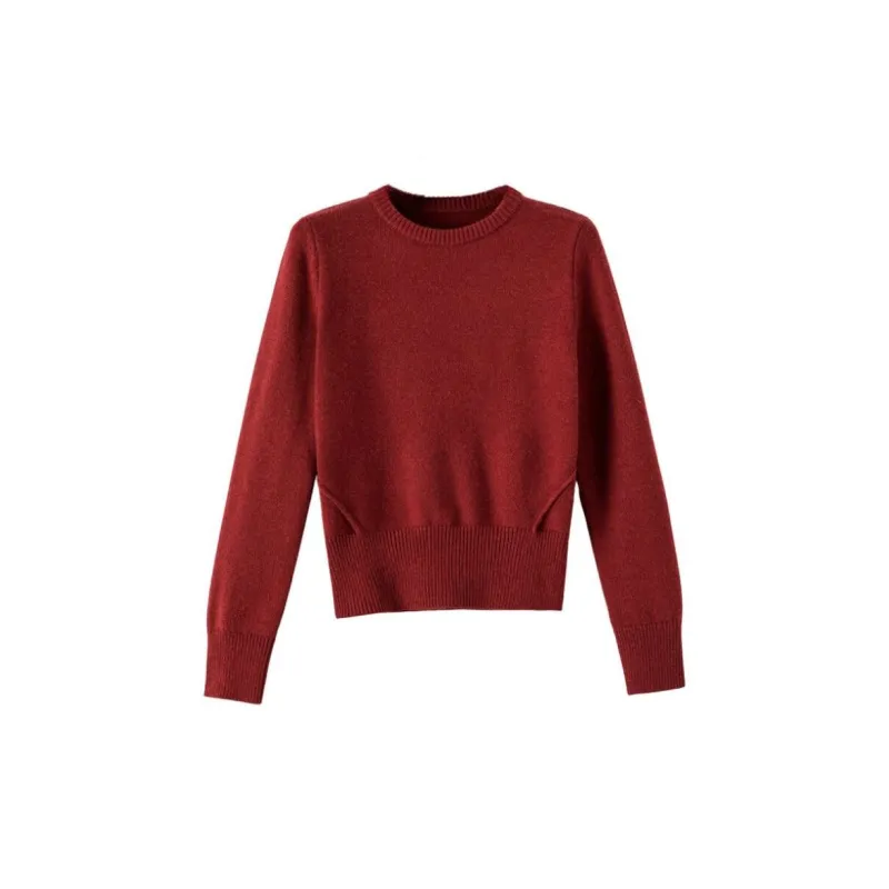 Late White Knitwear Women's Maroon-0