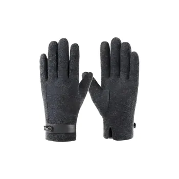 H YXIANG Wool Knit Gloves Men's