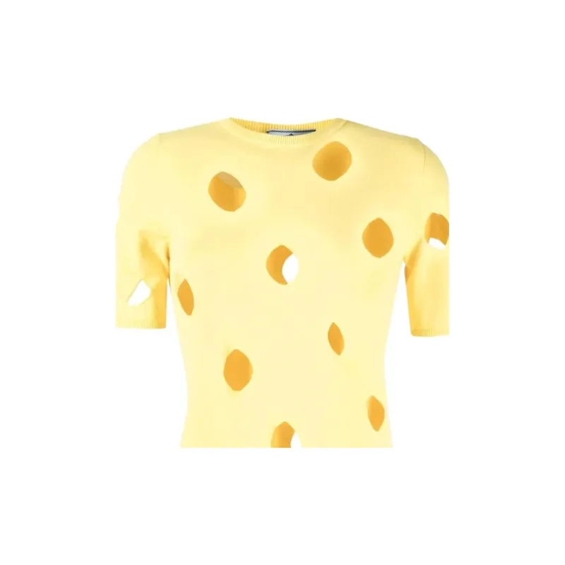 PRADA T-Shirts Women's Yellow-4