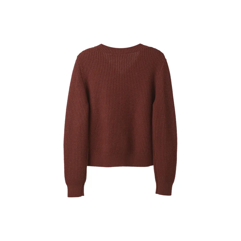 Fstudio Effortless Style V Neck Commute Versatile Long Sleeved Knitwear Women's-3
