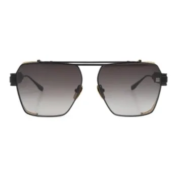 BALMAIN Cut Out Logo Trim Pilot Frame Sunglasses