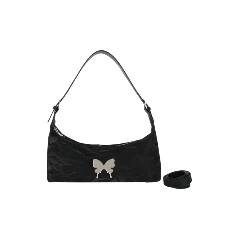 Yalu PU Handbag Shoulder Bag Crossbody Bag Women's Ecru/Black/Pink/Khaki-4