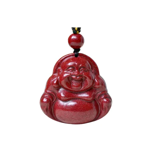 HUWEI Cinnabar Jade Necklaces Unisex