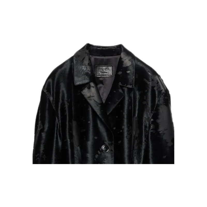 PRADA Coats Women's Black-3